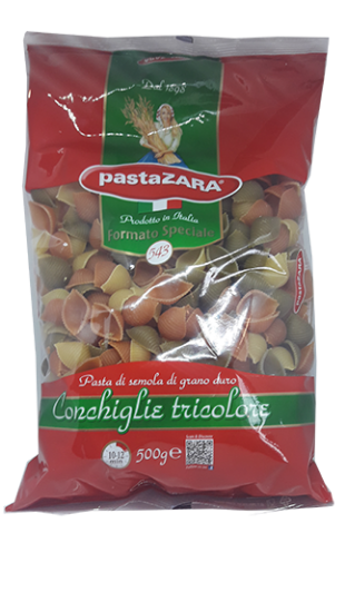 PastaZara Tricolor Conchiglie 500g