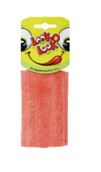 Looko Look Sour Strawberry Stripes 80g