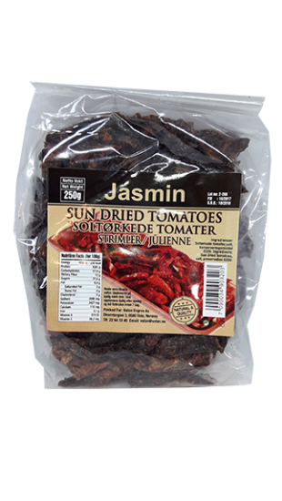 Jasmin Soltørkede Tomater Strimler 250g