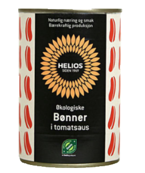 Bønner i Tomatsaus Øk