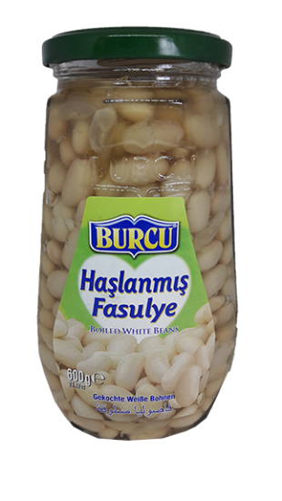 Burcu Kokte Hvite bønner 600g