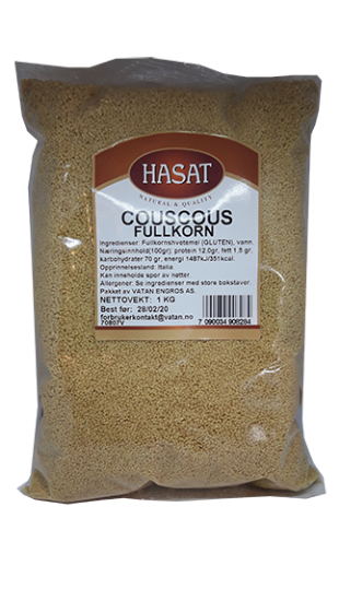 Hasat Couscous Fullkorn 1kg