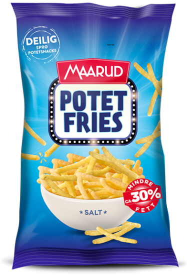 Potet Fries Salt 100g
