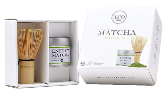 TeaTox Matcha Starter Set Organic Green Tea