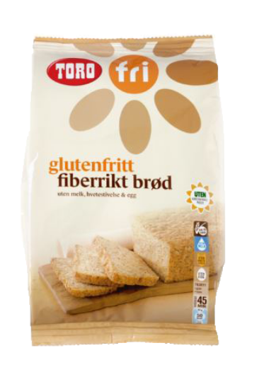 Glutenfritt Fiberrikt Brød 401g