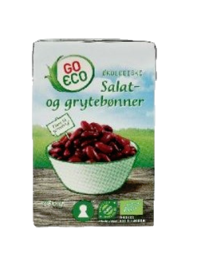 Økologiske Salat og Grytebønner 380g