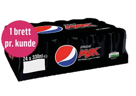 Pepsi Max Brett 24x0,33L