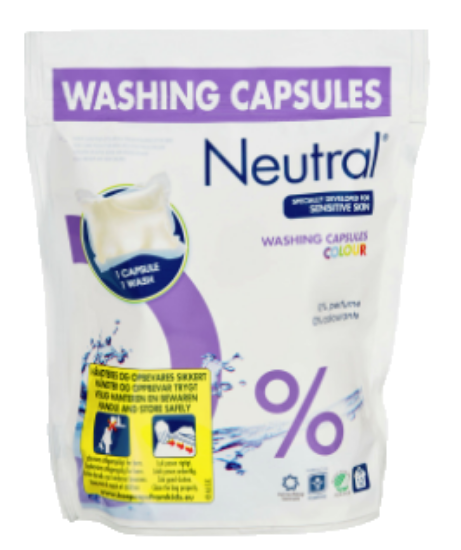 Neutral Washing Capsules Coulour 318g