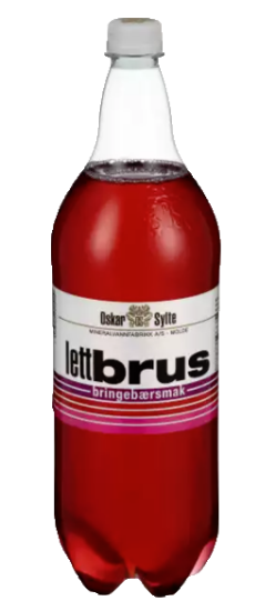 Bringebærbrus Lett 1,5l