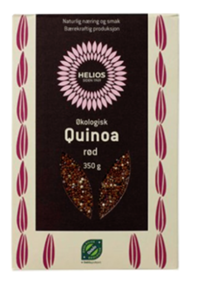 Helios Quinoa Rød 350 g Økologisk
