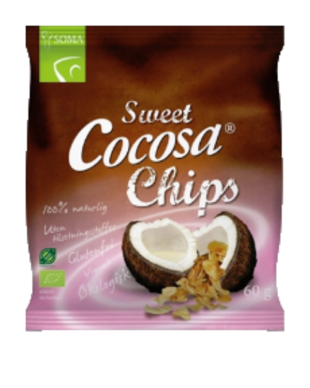 Cocosa Chips Vegansk 60 g