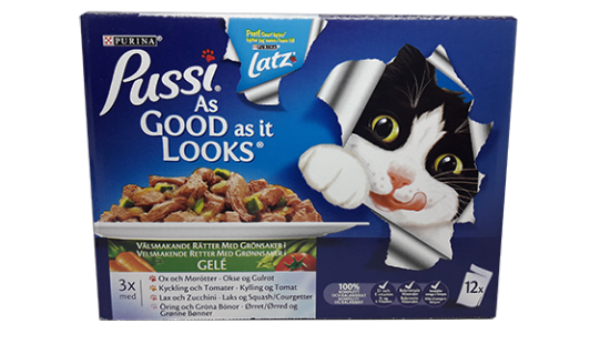 Pussi Kattemat Kjøtt/Grønnsaker 1,2kg