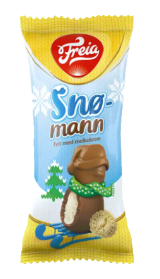 Snømann m/Melkekrem 30g