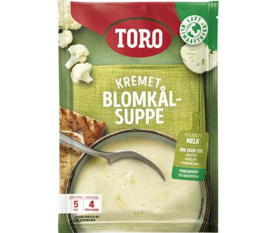 Kremet Blomkålsuppe Toro 65g