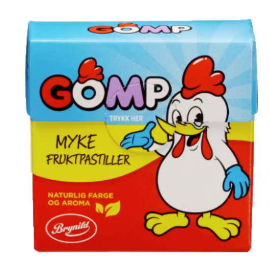 Gomp Myke Fruktpastiller 25g