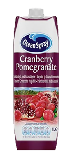 Cranberry Pomegranate 1l