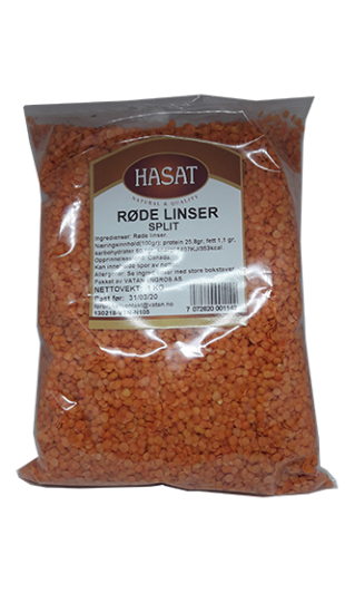 Røde Linser Hasat 1kg