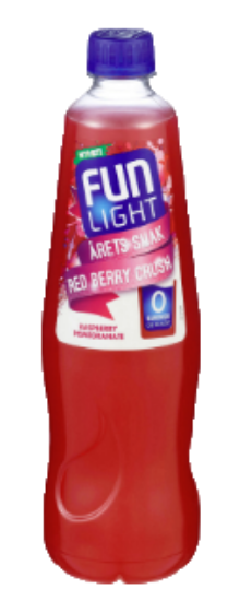 Fun Light Red Berry Crush 0,8l