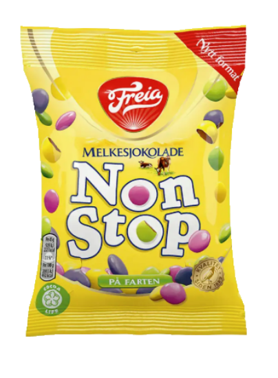 NonStop Melkesjokolade 45g