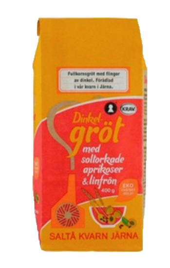 Speltgrøt m/Aprikos & Linfrø 400g