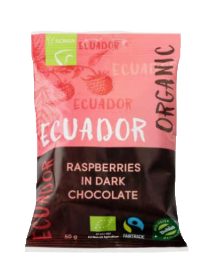 Ecuador Raspberry In Dark Chocolate 50 g