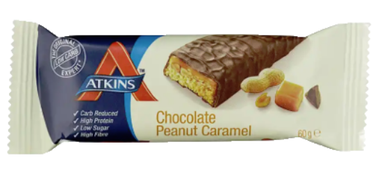 Atkins Chocolate Peanut Caramel 60g