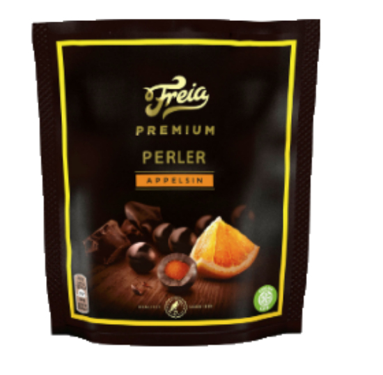 Freia Premium Perler Appelsin 120g