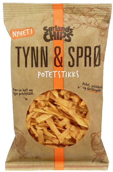 Tynn & Sprø Potetstikks 150g