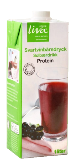 Energi/Protein Solbærdrikk 1l