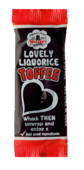 Toffee Lovely Liqorice 50g