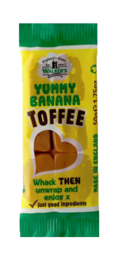 Toffee Yummy Banana 50g