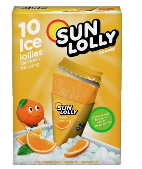 Sun Lolly Appelsin 650g