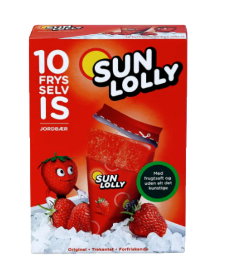 Sun Lolly Jordbær 650g