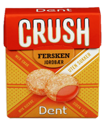 Dent Crush Fersken 25g