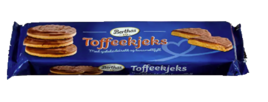 Berthas Toffee Kjeks 133g