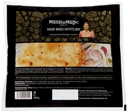 Nanbrød m/Hvitløk 260g