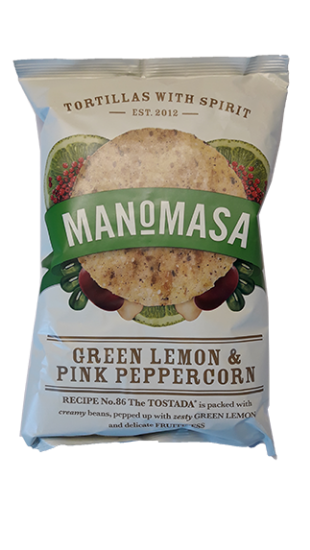 Manomasa Tortilla Green Lemon&Pink Peppercorn 160g