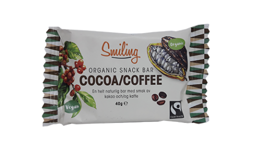 Snack Bar Cocoa/Coffee Organisk 40g