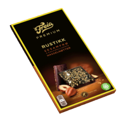 Premium Rustikk m/Sesamfrø & Hasselnøtter 100g