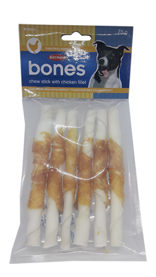 Hundeben M/Kylling 75g