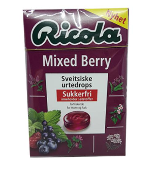 Holdbart Ricola Mixed Berry 50g