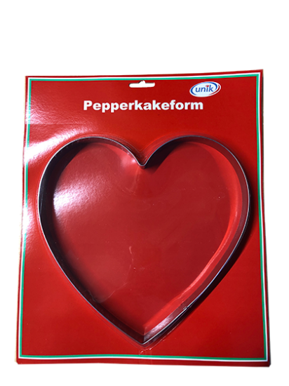 Pepperkakeform Hjerte 24cm