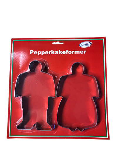 Pepperkakeform Mann/Kone 18cm