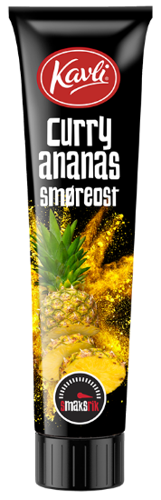 Curry Ananas Smøreost Kavli 175g