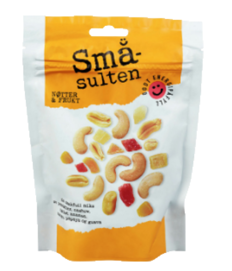 Småsulten Nøtter & Frukt 180g