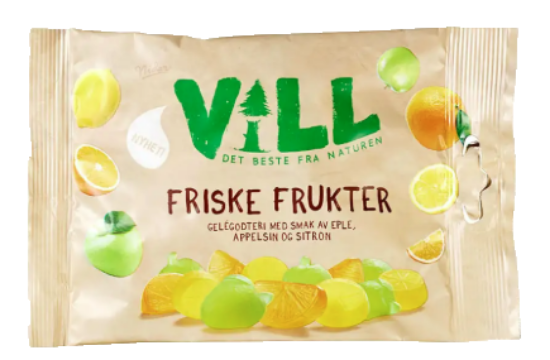 Vill Friske Frukter 120g