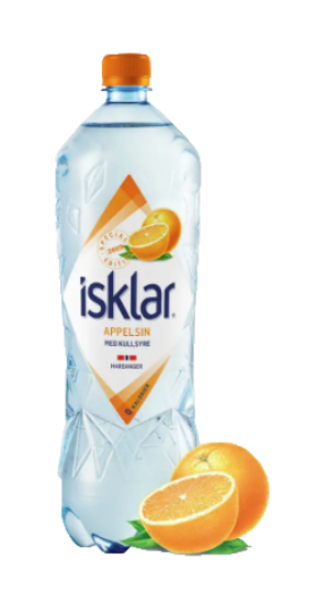 Isklar Appelsin m/Kullsyre 1,5l