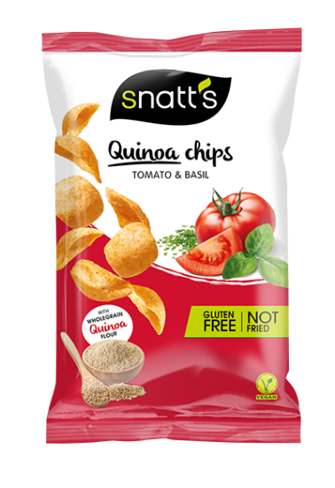 Snatts Quinoa Chips Tomat&Basilikum 85g