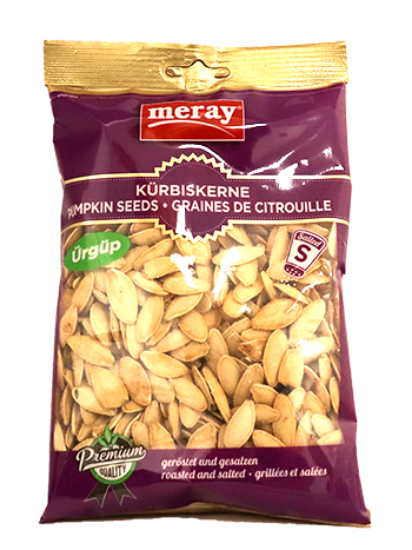 Meray Gresskarfrø Ristet & Saltet 200g