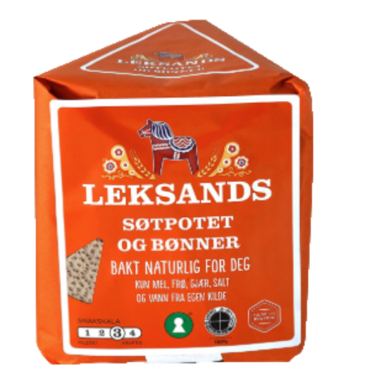 Søtpotet Og Bønner Leksands 200g